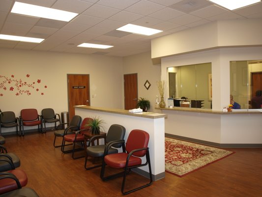 Reception area