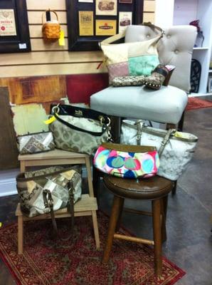 Some of newest Coaches in the store! We are constantly getting new inventory! Come on in today!