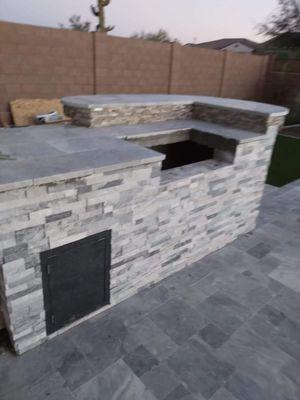 Another happy customer! We do BBQ grills fire pits and much more !