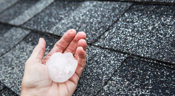 Hail Hit? call us to check your roof! 912-800-1544