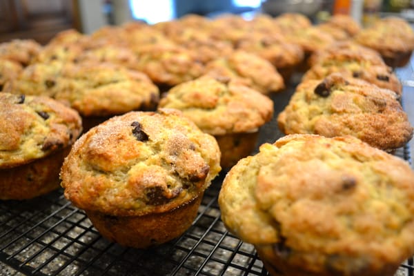 Banana Chocolate Chip Muffin