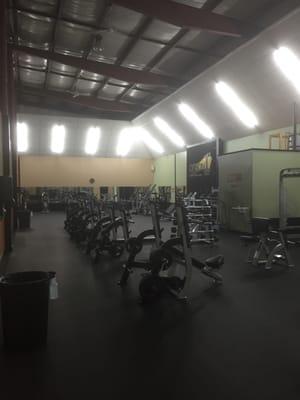 Weight room at Option 1