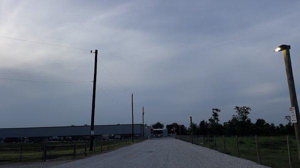 Gated Facility and Night light Driveways