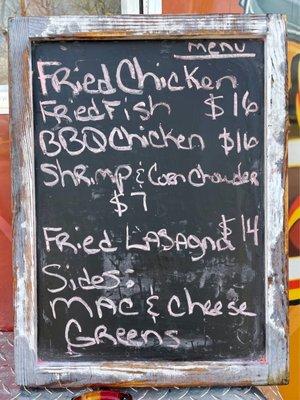 Menu @ColumbusFoodDude