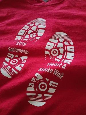 The shirt from 2019 Heart Walk. Unfortunately 2019 was last time for this.