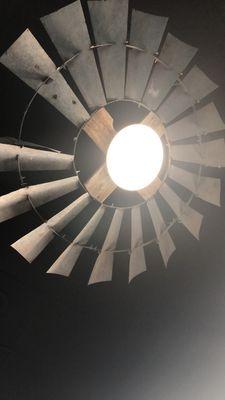 Windmill Light Fixture