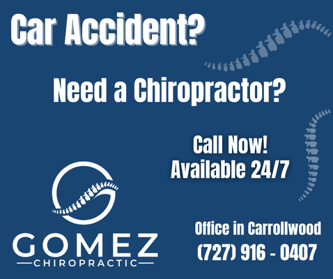 Only Chiropractic Office to offer service 24/7 to people injured in an accident!