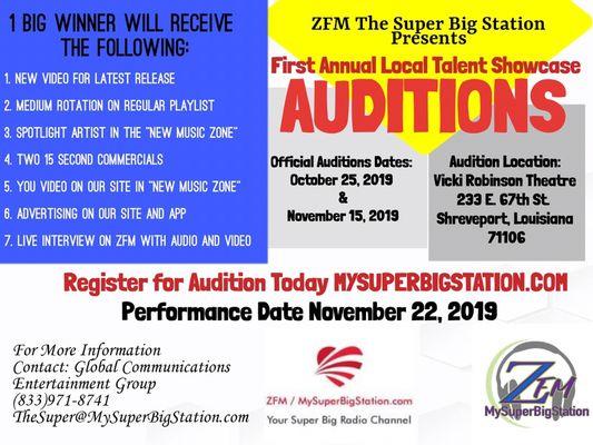 ZFM First Annual Talent Showcase