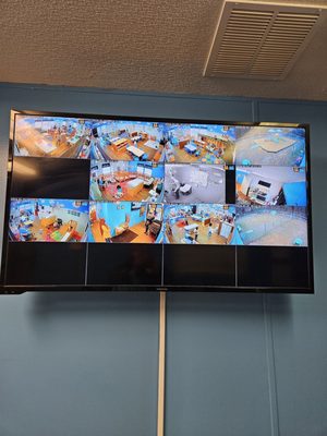 These  are the school cameras showing the classes from infant to pre k