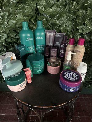 All my hair products I use.