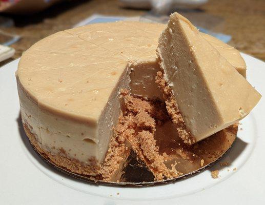 Custom peanut butter cheesecake was great