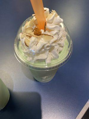 Pistachio almond shake