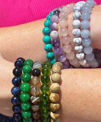 Crystal bracelets are the perfect way to utilize their energies in your every day life!