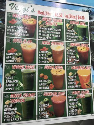 Veggie juices