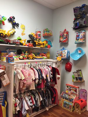 Infants clothes, Toys