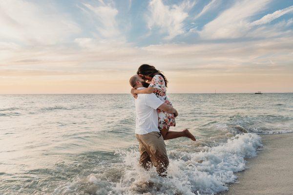 Couples beach session