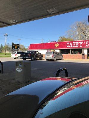 Where else can you get gas, pizza, and look at Historic Ken Locke Stadium? Nowhere. Don't @ me.