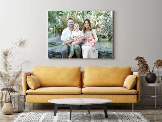 Heirloom quality artwork of your family created specifically for your space is what Jessica Neves Photography specializes in.