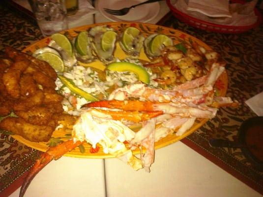 mariscada 
seafood platter good for patties or family gathering