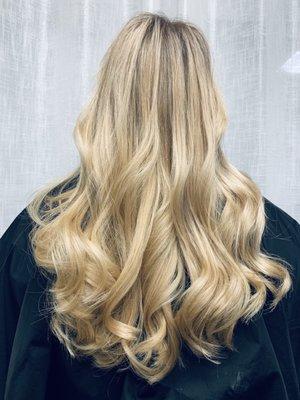 Blond hilites!  Balayage