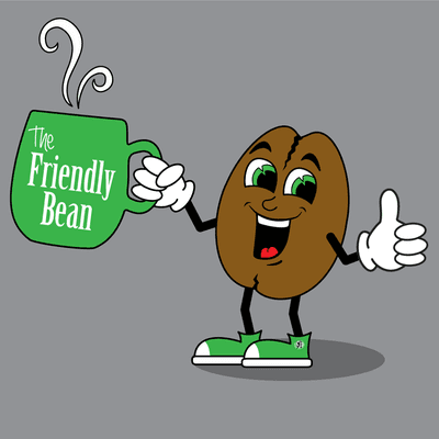 The Friendly Bean Cafe Logo