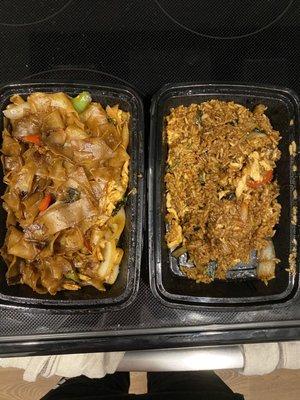 Drunken Noodles + Spicy Fried Rice