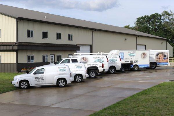 Pekin Warehouse Location - service, delivery and installation technicians operate out of this location.