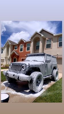 Jeep foam Bath