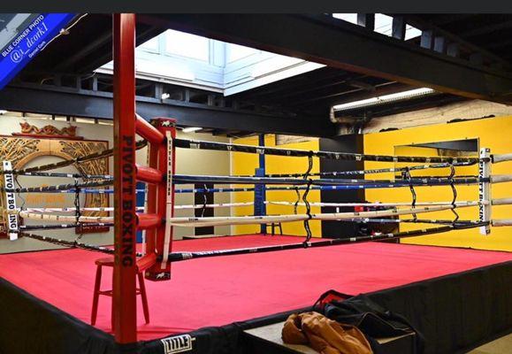 Great boxing ring under the sky light