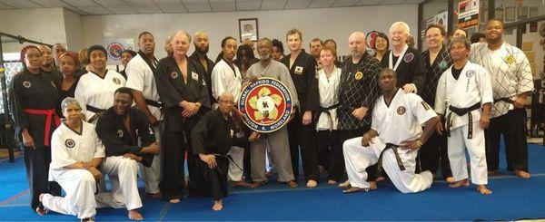 Grandmaster Moreland and his Hapkido crew