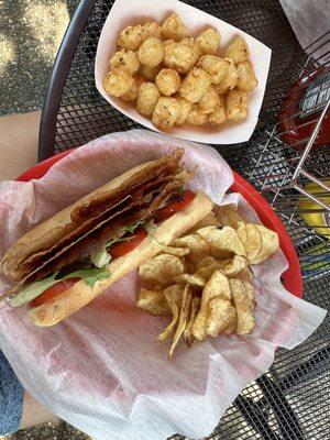 BLT and tots