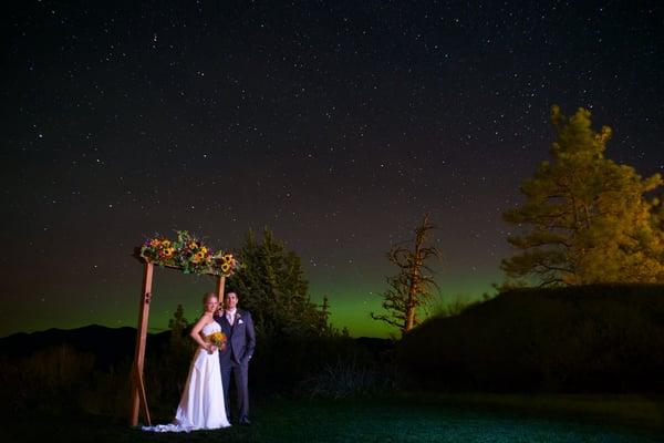 The Northern Lights over Sun Mountain Lodge. If it wasn't for EA's ambition  and passion this photo might never have been taken!