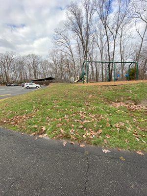 Playground and covered picnic area