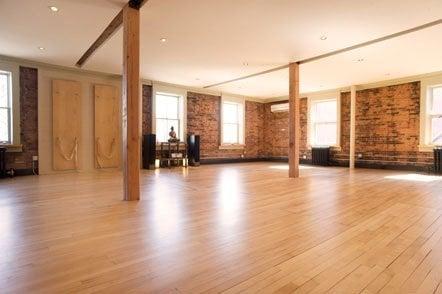 the Burlington Yoga studio