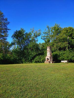 A random fireplace and chimney