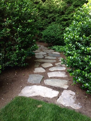 New stone pathways