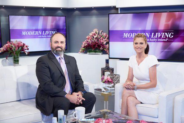 Dr. Zannis with Kathy Ireland