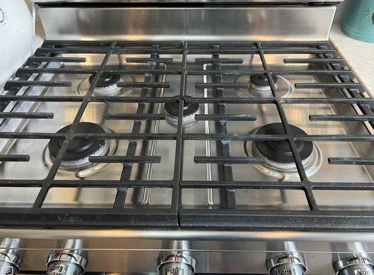 Stove clean I did today 11/30/2022