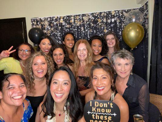 Ladies group photo at our 1st Anniversary Party!