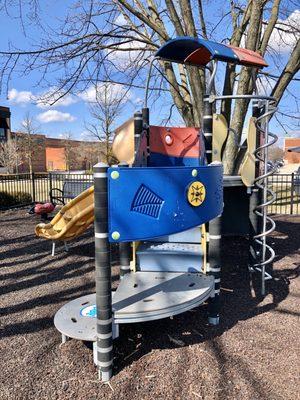 Fully fenced playground