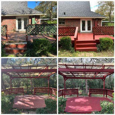 Deck Modifications 
Exterior Paint Redo