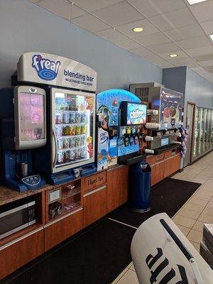 Fountain drinks, Slushies and F'reals