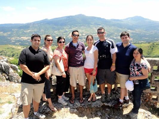 Donna Franca helped me retrace my family routes to Abruzzi , Italy ! This is a photo of all my cousins in the village of Fallo.