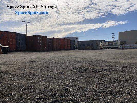 Space Spots XL-Storage Residential, Commercial and Industrial Usage. 427 West Avenue G, Lancaster CA 93534 SpaceSpots.com