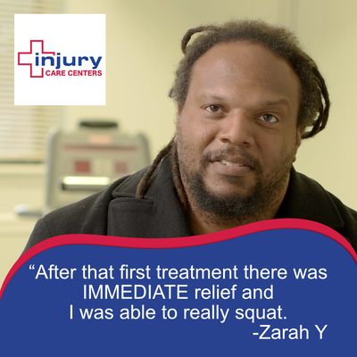 Former football player Zarah Yisreal's life was turned upside down after a hard hitting knee injury that's caused him pain and distress.