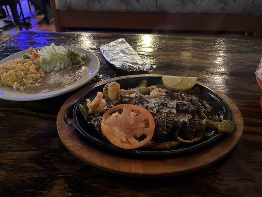 Texas Fajita with Shrimp and Steak