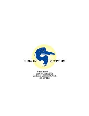 Heron Motors, LLC 860-537-4448