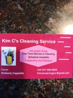 Kim C"s Cleaning Service