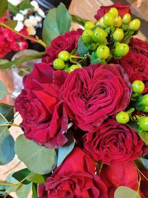 Heart Rose bouquet