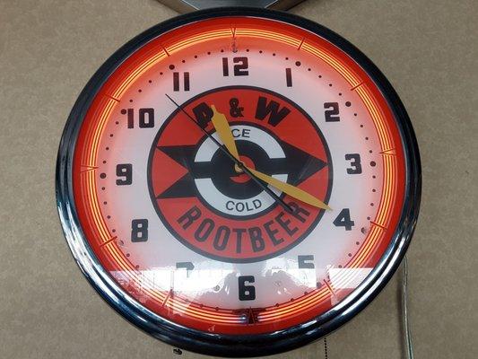 The "A&W Root Beer" Clock